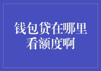 钱包贷在哪里看额度：一场与数字亲密接触的探索