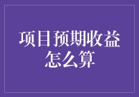 项目预期收益计算方法的探讨与实操