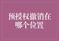 预授权撤销的位置与流程解析