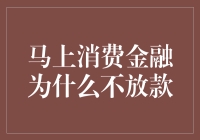 为什么马上消费金融迟迟不放款？是风控还是其他原因？